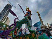Más de 50 mil espectadores disfrutan del desfile de Alebrijes Monumentales