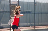 Girls tennis photos: Parkland’s Warsing vs. Parkland’s Pollard in D