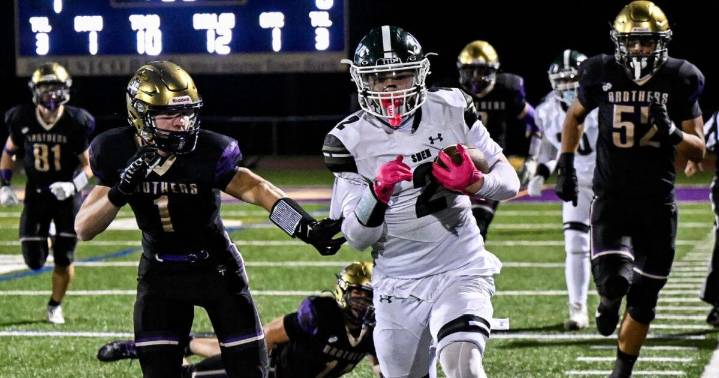 Shenendehowa football vs. CBA, six photos