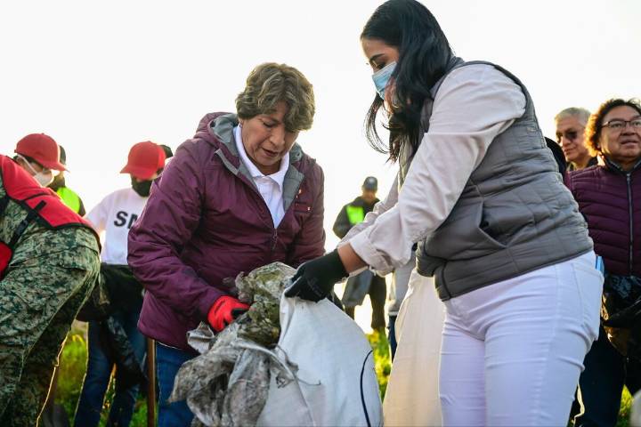 Encabeza Delfina Gómez jornada de Limpiemos Nuestro EdoMéx
