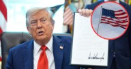 Trump advierte: quienes quemen banderas de EE.UU. serán “detenidos inmediatamente” y enfrentarán un año de cárcel amparado en una orden ejecutiva