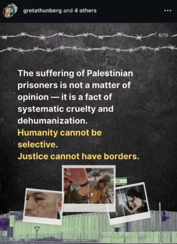 VIRAL: El error de Greta Thunberg al hacer una denuncia contra Israel, terminó borrando su post