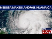 Hurricane Melissa makes landfall in Jamaica