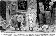 Cartoonist’s take: ‘Tariff inflation Frankenstein’