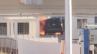 VIDEO: Se incendió vehículo tras cruzar de El Paso a Juárez
