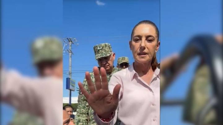 Claudia Sheinbaum llega a Veracruz y encara los reclamos por personas afectadas y desaparecidas por inundaciones