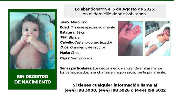 Un bebé fue abandonado en Soledad; buscan a sus familiares