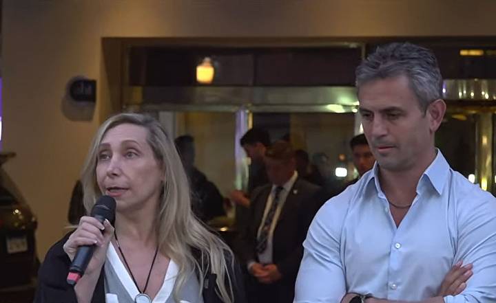Karina Milei apareció en el búnker libertario y agradeció una jornada “muy tranquila”