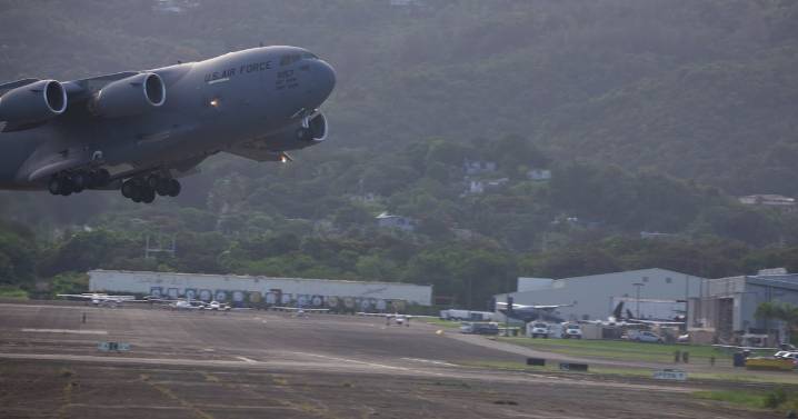 El aeropuerto de Ceiba se reactiva como escenario militar estadounidense