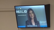 Columbus airports not showing Kristi Noem video