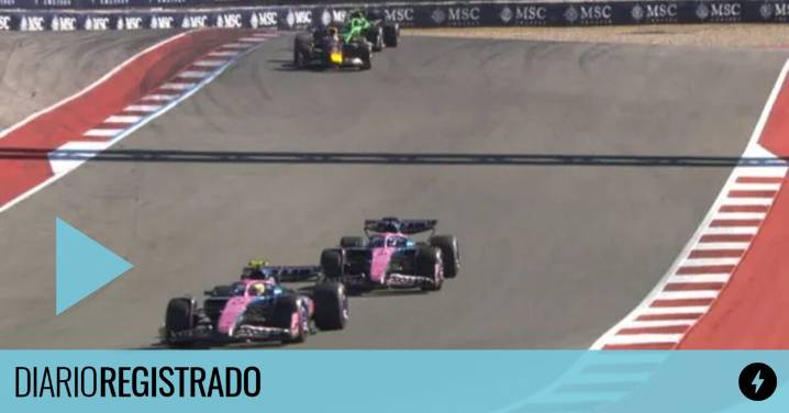 Colapinto desobedeció la orden de su equipo y decidió pasar a su compañero de equipo Pierre Gasly