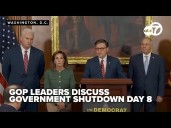 FULL: House Speaker Johnson, GOP leaders discuss where government shutdown stands