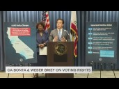 Bonta, Weber urge early voting ahead of Nov. 4 special election in Los Angeles