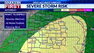 Saturday storm threat latest forecast