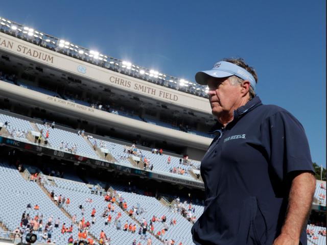 North Carolina fumbles away chance for Belichick's first ACC victory