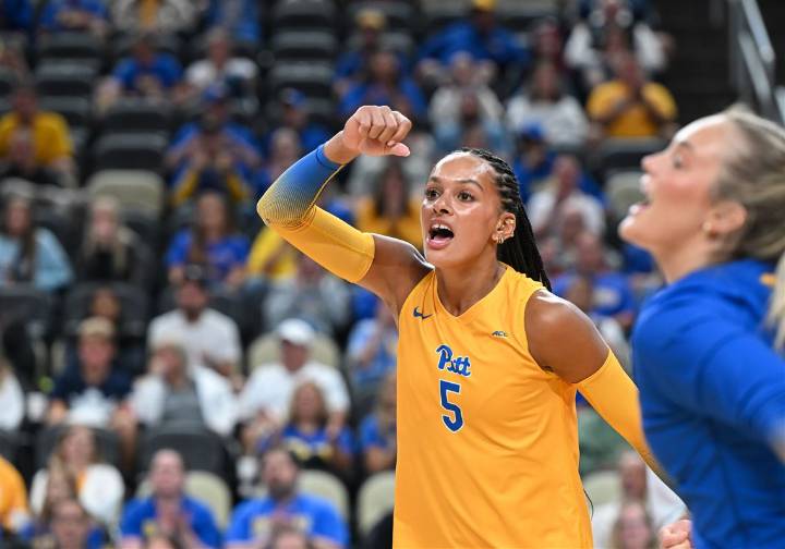 Pitt volleyball survives five sets for dramatic reverse sweep over Notre Dame