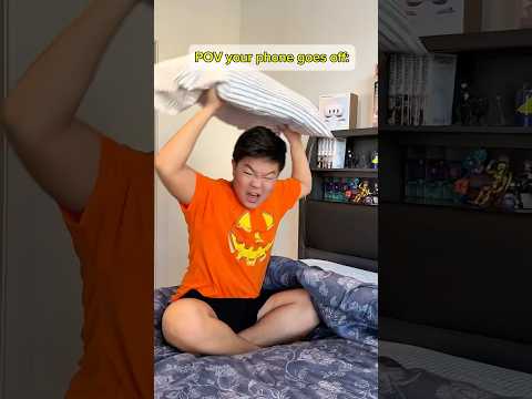 POV your phone goes off: 🥴😂 LeoNata family #shorts