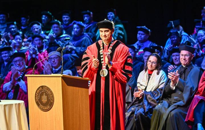 Chapman President Matt Parlow settles into new role