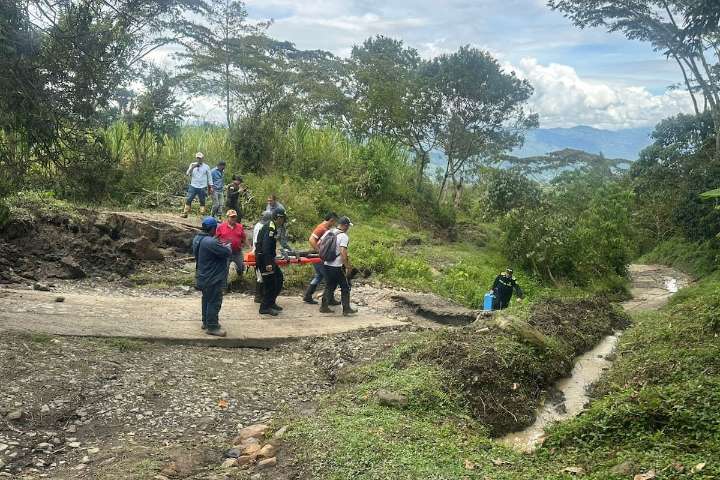 Calamidad pública en San José de Pare y alerta en centro poblado de Coscuez por deslizamientos