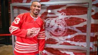 Lions wide receiver St. Brown attends 1st Red Wings game