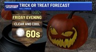 Pleasant Halloween, cool and clear evening