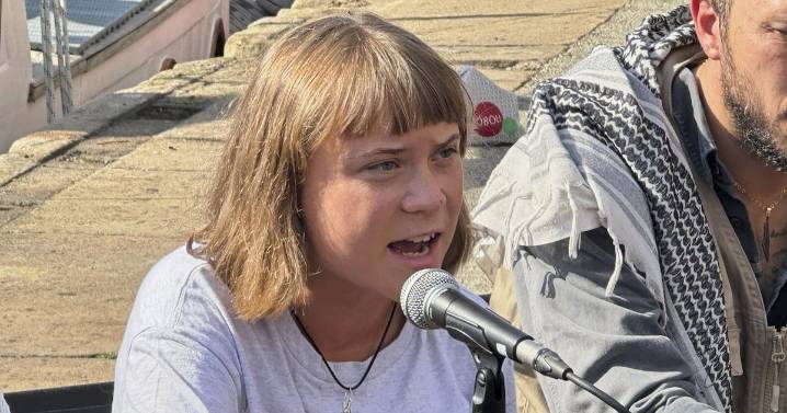 Greta Thunberg lands in Greece