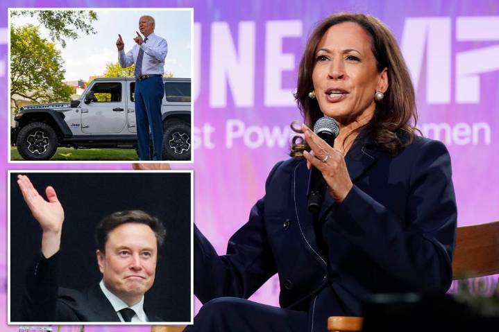 Kamala Harris criticizes Joe Biden for snubbing Elon Musk in 2021