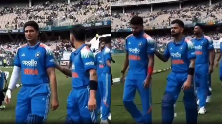 Watch: Virat Kohli's Heartwarming Gesture For Shubman Gill And Shreyas Iyer Wins Internet