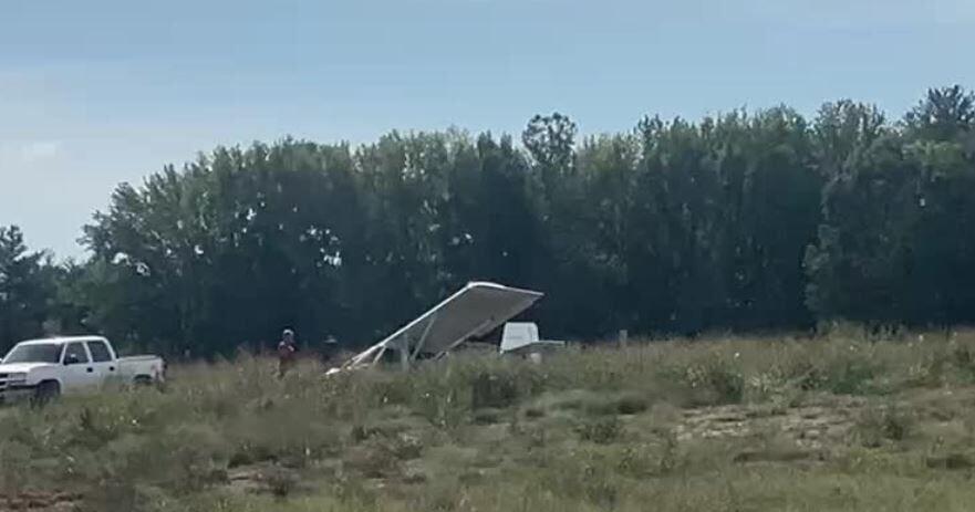 Man walks away from plane crash in Franklin County, Illinois