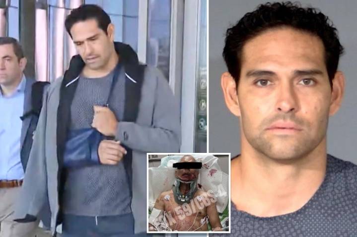 Ex-Jet Mark Sanchez ignores question about bar assault victim in first comments leaving jail