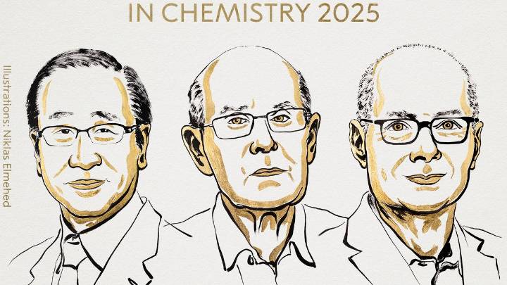 Trio win Chemistry Nobel 2025 for metal