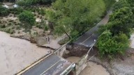 Incomunicados estos municipios de Hidalgo por colapso de puentes, derrumbes y desbordamiento