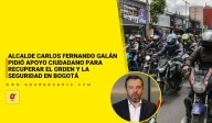 Alcalde Carlos Fernando Galán pidió apoyo ciudadano para recuperar el orden y la seguridad en Bogotá
