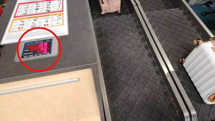 Jetstar customer spots major problem with airport scale after $60 excess baggage fee