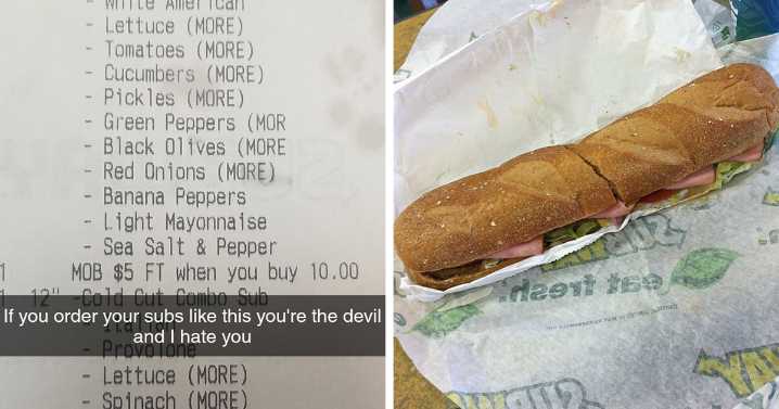 24 Things Employees Absolutely Hate And Love About Their Customers, Shared In This Online Group Dedicated To Subway