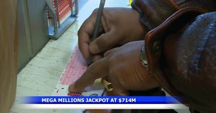 Mega Millions jackpot climbs to $714 million, ninth largest in history