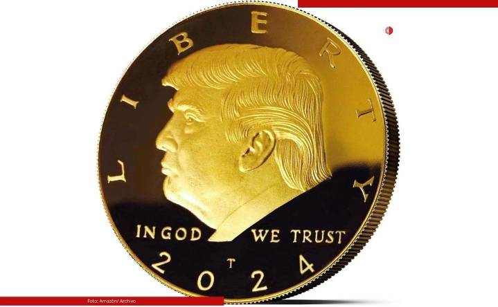 Tesoro de EU considera acuñar una moneda con la cara de Trump