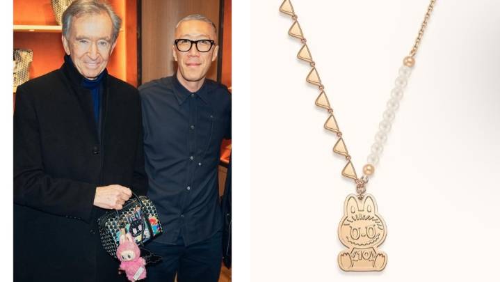 Following Bernard Arnault's Endorsement, Pop Mart Goes Luxe with $2,000 Labubu Gold Necklace