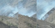 Incendio en los cerros de Cachi: las llamas avanzan por las ráfagas de viento
