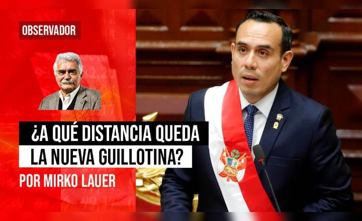 ¿A qué distancia queda la nueva guillotina?, por Mirko Lauer