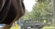 Camión del Ejército ingresa a Ciudad Universitaria, esto se sabe