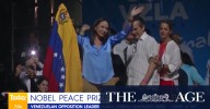 Venezuelan democracy campaigner wins Nobel Peace Prize