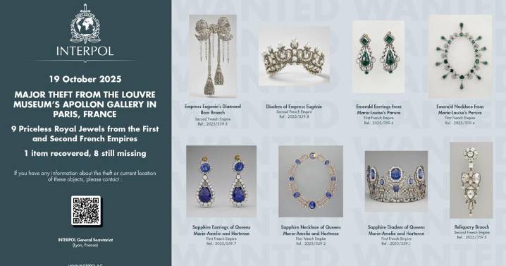 Dónde podrían terminar las joyas robadas del Museo del Louvre
