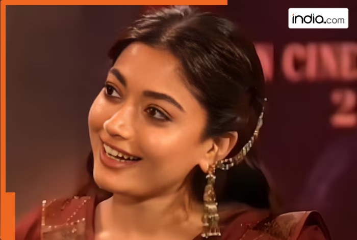 Rashmika Mandanna blushes over engagement news with Vijay Deverakonda; Fans go gaga over viral clip