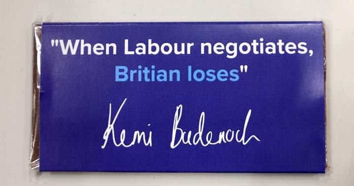 Tories' humiliating error as Kemi Badenoch can't even spell Britain properly