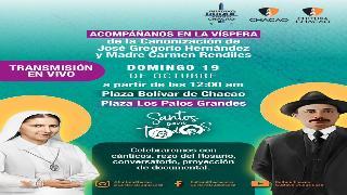 Chacao se prepara para la Vigilia y celebración de la canonización de José Gregorio Hernández y Madre Carmen Rendiles