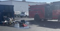 Fire crews contain recycling container fire in Hermiston