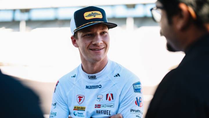 Dennis Hauger adjusting as IndyCar rookie with Dale Coyne Racing, IMS test