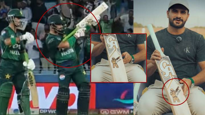 Pakistan Bat Maker Introduces Sahibzada Farhan's Controversial 'Gunshot' Celebration Sticker; Deletes Post After Outrage
