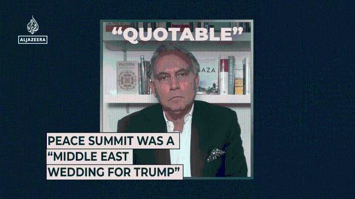 Peace summit was a “Middle East wedding for Trump”